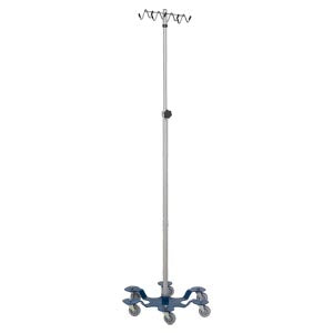 Blickman Industries Blickman Iv Stands  I V Stand, Heavy Duty, Rake Hook, 6 Leg, Powder Co