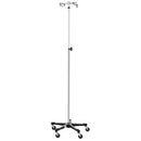 STAND IV 4 HOOK SS W/TRU LOC5 LEG BASE (DROP)