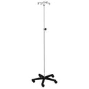 Blickman Industries Blickman Iv Stands  I V Stand, Washable Cart, 4 Hook Ram's Horn, 5 Leg