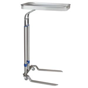 Blickman Industries Blickman Mayo Stands  Benjamin Mayo Stand, 16" x 21" Tray, Foot Operated