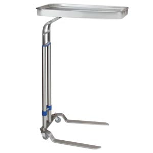 Blickman Industries Blickman Mayo Stands  Benjamin Mayo Stand, 20" x 25" Tray, Foot Operated