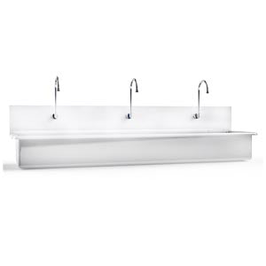 Blickman Industries Blickman Scrub Sinks  Windsor Scrub Sink, (3) Place, Infrared Water Cont