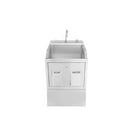 Blickman Industries Blickman Scrub Sinks  Lodi Scrub Sink, (1) Place, Pedestal Mounted, Knee