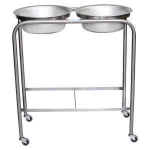 Blickman Industries Blickman Solution Stands  727808100 - Snyder Double Basin Solution Stand w/B