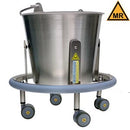 Blickman Industries Blickman Solution Stands  817766066 - Lenox Kickbucket, 13 Qt Pail, MRI Safe
