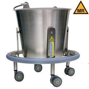 Blickman Industries Blickman Solution Stands  817766066 - Lenox Kickbucket, 13 Qt Pail, MRI Safe