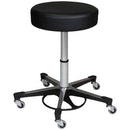 STOOL EXAM PNEUMATC BLK W/5LEGALUM BASE FOOT OPERTD (DROP)