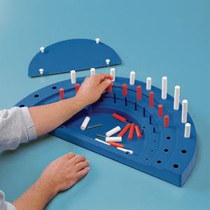 Hygenic/Performance Health Rolyan Peg Board  Semi-Circular Peg Board, 26" x 14" x 2"