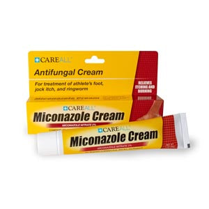 New World Imports Careall Antifungal Cream  Miconazole Nitrate 2% Antifungal Cream, 1 oz Tube,