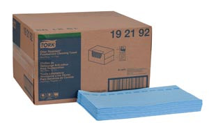 Essity Professional Hygiene North America, Llc Essity Tork Foodservice Towels & Wipers  Cleaning Towel, Odor Resistant, 1-Ply, Blue/ Blue,