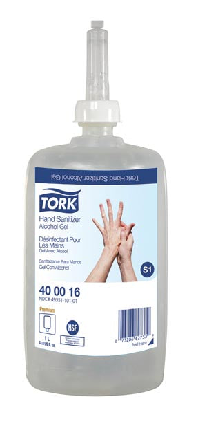 Essity Professional Hygiene North America, Llc Essity Tork Soaps & Sanitizers  Premium Hand Sanitizer, Gel, Alcohol, Colorless, F