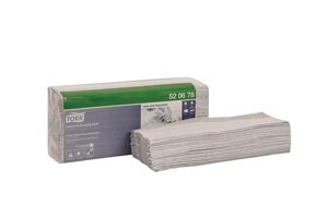 Essity Professional Hygiene North America, Llc Essity Tork Cleaning Cloth  Industrial Cleaning Cloth, Top-Pak, Premium, Gray,