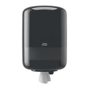 DISPENSER HAND TOWEL CENTERUNIV BLK PLASTIC