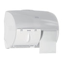 DISPENSER TISSUE BATH TWINUNIV WHT PLASTIC