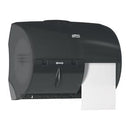 DISPENSER TISSUE BATH TWINUNIV BLK PLASTIC