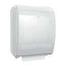 DISPENSER HAND TOWEL ROLL UNIVMECHANICAL WHT PLASTIC