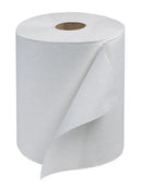 TOWEL HAND ROLL UNIV WHT 1PLY600FT 12RL/CS