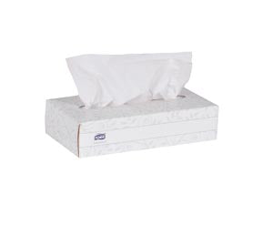 TISSUE FACIAL FLAT ADV WHT100SHT/BX 30BX/CS
