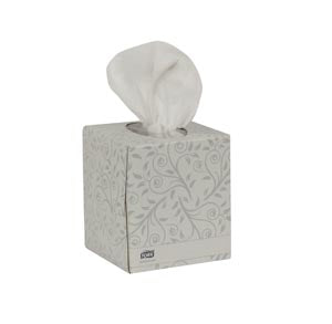 Essity Professional Hygiene North America, Llc Essity Tork Facial Tissues  Soft Facial Tissue Cube Box, 2-Ply, Advanced, Whit