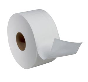 TISSUE BATH ROLL JUMBO MINIADV WHT 1075SHT/RL 12RL/CS