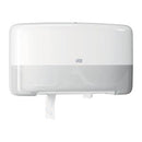 DISPENSER TISSUE BATH JUMBOMINI UNIV WHT PLASTIC