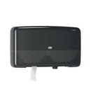 DISPENSER TISSUE BATH JUMBOMINI UNIV BLK PLASTIC