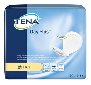 Essity Health & Medical Solutions Essity Hms Tena Heavy Pads  Pads, Day, Plus, Yellow, 40/pk, 2 pk/cs