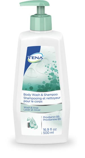 BODY WASH/SHAMPOO 16.9OZPUMP BTL 10/CS