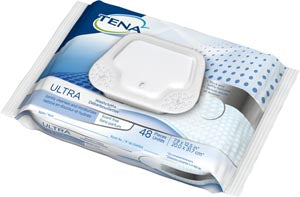 Essity Health & Medical Solutions Essity Hms Tena Ultra Washcloth  Washcloth, Scent-Free, 7.9" x 12.5", 48/pk, 12 pk/