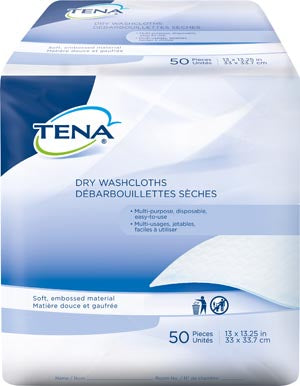 Essity Health & Medical Solutions Essity Hms Tena Dry Washcloths