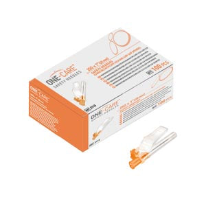 Medivena One-Care Syringe And Safety Needles  Safety-Needles-25Gx1â-â-25mm-100-bx