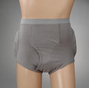 TIDI Posey Hipsters Standard Brief  Men's Community Hipster, Removable Pads, X-Lrg.