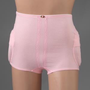 TIDI Posey Hipsters Standard Brief  Ladies' Community Hipster, Removable Pads, X-Small