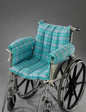 Tidi Products, Llc Tidi Posey Chair Positioning  Seat/Backrest Cushion, Fiber-Filled, Tie Fastening