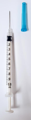 Exel Corporation Exel Tb Tuberculin Syringes With Luer Slip  Tuberculin Syringe, 1cc with Needle, 25Gx1", PA Ze