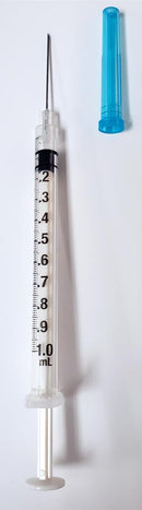 Exel Corporation Exel Tb Tuberculin Syringes With Luer Slip  Tuberculin Syringe, 1cc with Needle, 23Gx1", PA Ze