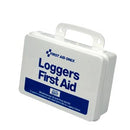FIRST AID KT LOGGERS 25 PERSONPLASTIC CUST LOGO 48/CS (DROP)