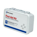 FIRST AID KT 10PERSON VEHICLEWEATHRPRF STL CUST LOGO(DROP)