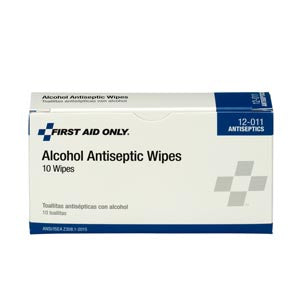 First Aid Only/Acme United Corporation First Aid Only/Acme United Antiseptics, Creams & Ointments  12-011-002 - Alcohol Wipes, 10/bx
