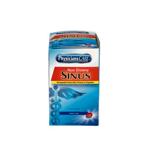 First Aid Only/Acme United Corporation First Aid Only/Acme United Cough, Cold & Allergy  PhysiciansCare Sinus, 1/pk, 50pk/bx