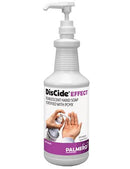 Palmero Discide Effect Professional Hand Asepsis Soap  Effect Quart Bottle Pump Dispenser, 12/cs