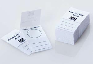 Qiagen Fta Nucleic Acid Collection  FTA Micro Card, 125µl Sample Area, 125µl Total Vol