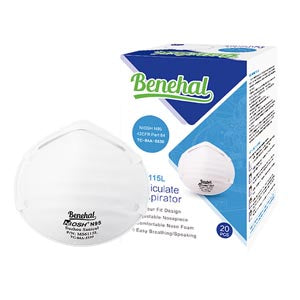 Medivena Benehal N95 Surgical Respirator  Cup-Design, 20/bx, 20bx/cs