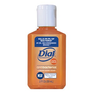 Dial Corporation Dial Gold Antimicrobial Liquid Hand Soap  Antimicrobial, 2 oz Refill, 144/cs
