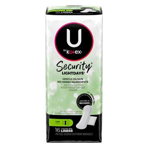 Kimberly-Clark Consumer Kimberly-Clark Feminine Care Products  U by Kotex Pantiliners, Premium, Fresh & Dry, Long