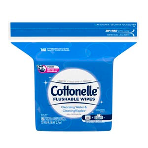 Kimberly-Clark Consumer Kimberly-Clark Cottonelle Moist Wipes  Refill, 168/pk, 8pk/cs (Manufacturer Allocation)
