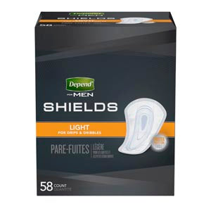 Kimberly-Clark Consumer Kimberly-Clark Depend Protective Underwear  Undergarment, Shields For Men, 50/pk, 3 pk/cs