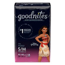 UNDERPANTS GOODNITES S/MGIRL 14/PK 4PK/CS