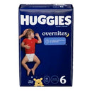 Kimberly-Clark Consumer Kimberly-Clark Huggies Overnites  Size 6, Jumbo Pack, 15/pk, 4 pk/cs