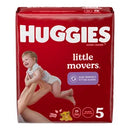 Kimberly-Clark Consumer Kimberly-Clark Huggies Little Movers Diapers  Size 5, Jumbo Pack, 19/pk, 4 pk/cs